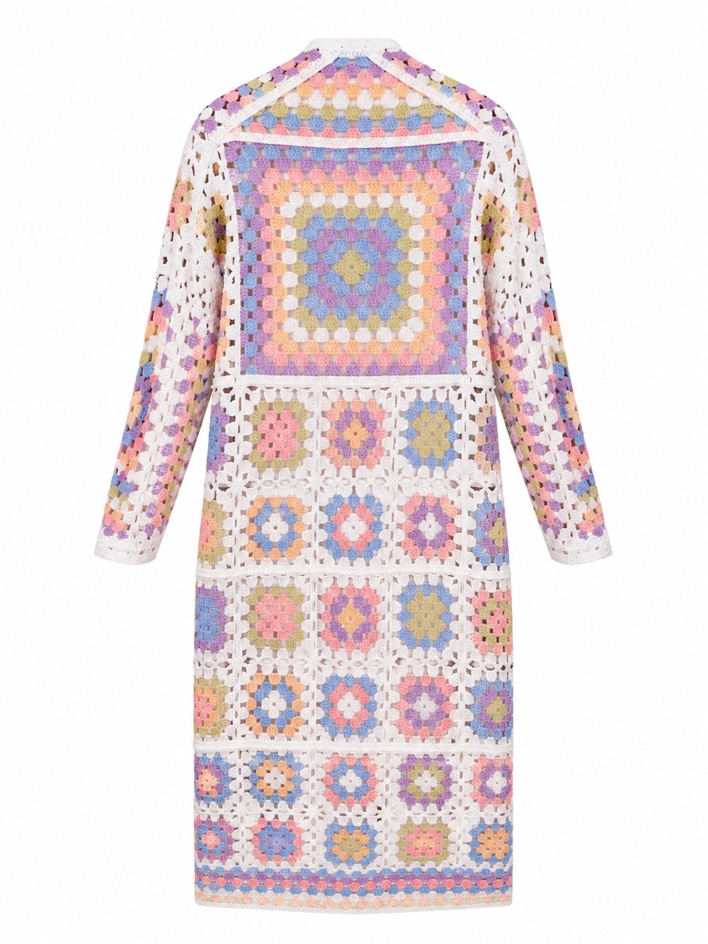 POL Crochet Granny Square Duster - Cardigan - New In Package, NWOT - Picture 3 of 7